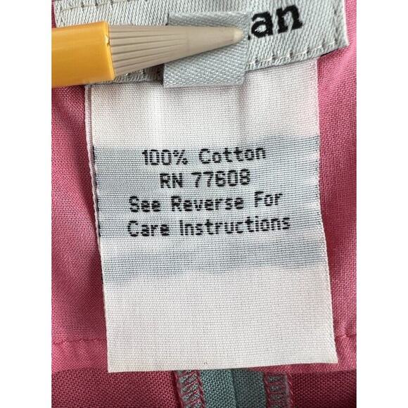 J. Peterman Blue and Pink Midi Dress - Picture 11 of 13